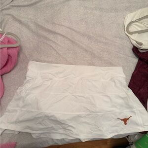 Texas Longhorns Lululemon White Athletic Skirt with Logo